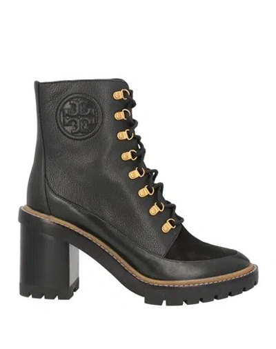 Tory Burch Woman Ankle Boots Black Size 9 Soft Leather