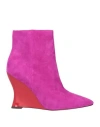 Tory Burch Sculpted Wedge Bootie In Pink