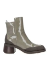 Tory Burch Woman Ankle Boots Grey Size 8 Leather In Grey