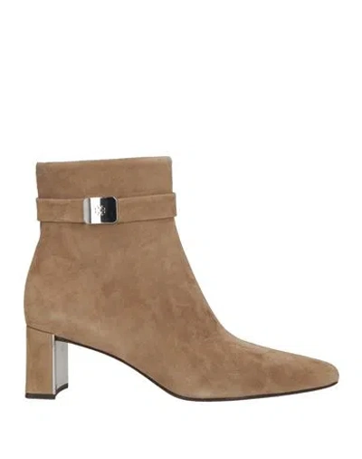 Tory Burch Woman Ankle Boots Sand Size 10 Leather