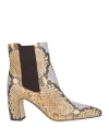 Tory Burch Banana Embossed Chelsea Ankle Boots In Beige