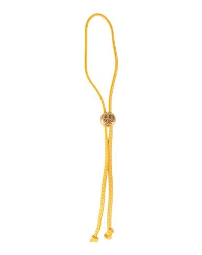 Tory Burch Woman Bag Accessories & Charms Marigold Size - Leather In Gold