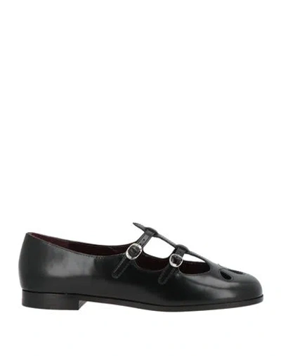 Tory Burch Woman Ballet Flats Black Size 6 Leather