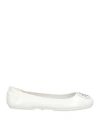 Tory Burch Woman Ballet Flats White Size 5 Soft Leather