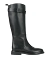 Tory Burch Leather Knee-high Boots In Black