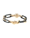 Tory Burch Woman Bracelet Black Size - Metal In Black