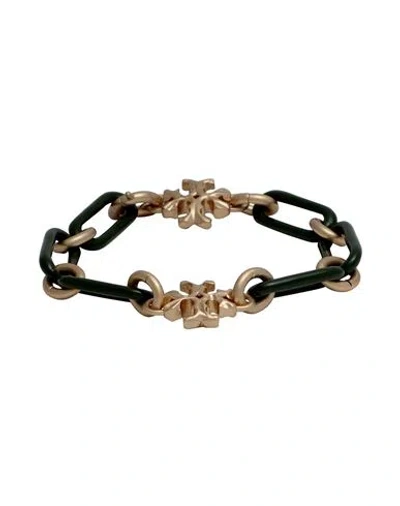 Tory Burch Woman Bracelet Dark Green Size - Metal