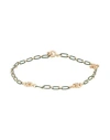 Tory Burch Woman Bracelet Green Size - Metal In Green