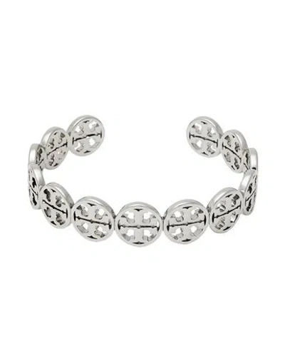 Tory Burch Woman Bracelet Silver Size - Steel