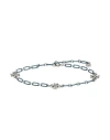 Tory Burch Woman Bracelet Sky Blue Size - Metal