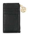 Tory Burch Woman Cardholder Black Size - Leather