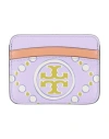 Tory Burch Woman Cardholder Lilac Size - Leather