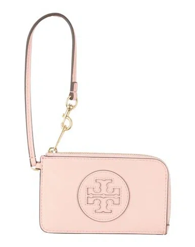 Tory Burch Woman Cardholder Pink Size - Textile Fibers