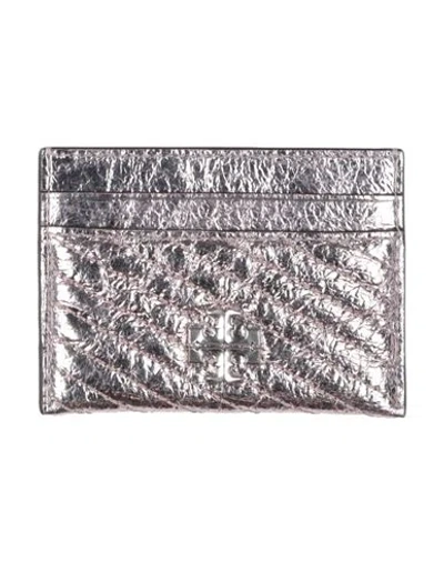 Tory Burch Woman Cardholder Rose Gold Size - Leather