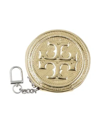 Tory Burch Woman Coin Purse Gold Size - Leather
