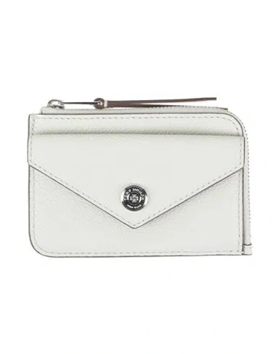 Tory Burch Woman Coin Purse Light Grey Size - Leather