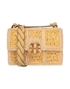 Tory Burch Woman Cross-body Bag Beige Size - Textile Fibers In Beige