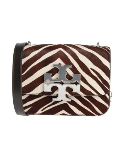 Tory Burch Woman Cross-body Bag Brown Size - Calfskin