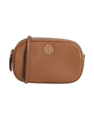 Tory Burch Woman Cross-body Bag Brown Size - Leather