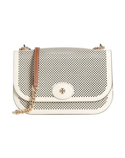 Tory Burch Woman Cross-body Bag Cream Size - Leather In White
