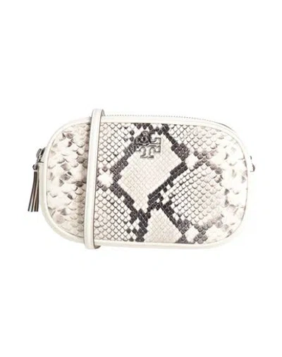Tory Burch Woman Cross-body Bag Cream Size - Textile Fibers In White