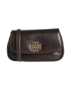 Tory Burch Woman Cross-body Bag Dark Brown Size - Leather In Brown