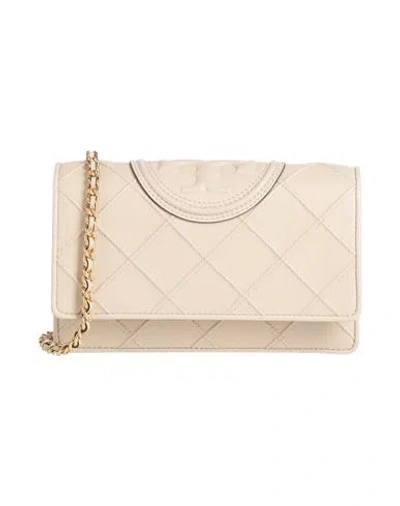 Tory Burch Woman Cross-body Bag Ivory Size - Soft Leather In White