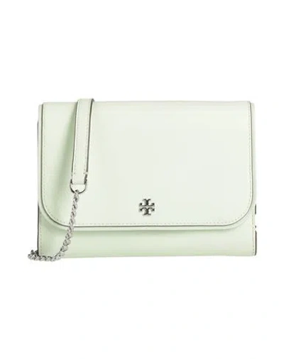 Tory Burch Woman Cross-body Bag Light Green Size - Leather