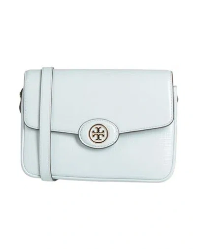 Tory Burch Woman Cross-body Bag Sky Blue Size - Leather
