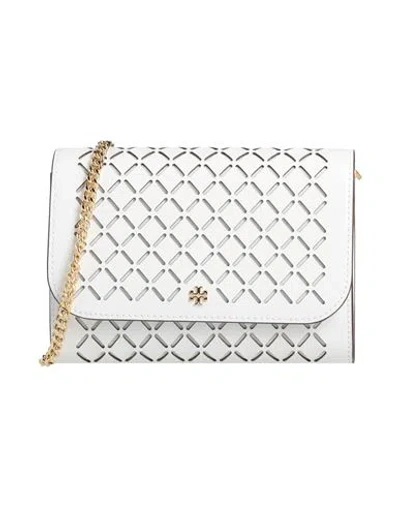 Tory Burch Woman Cross-body Bag White Size - Textile Fibers