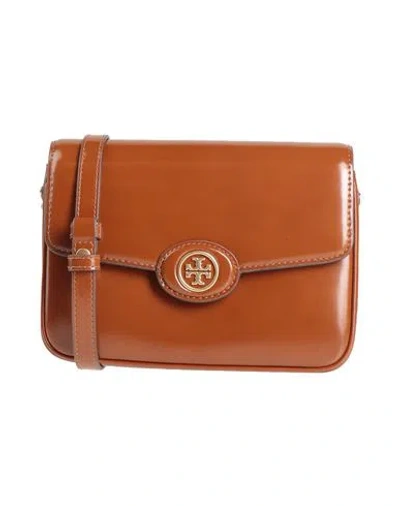 Tory Burch Woman Cross-body Bag Tan Size - Leather In Brown