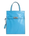 Tory Burch Woman Handbag Azure Size - Leather