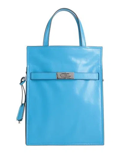 Tory Burch Woman Handbag Azure Size - Leather