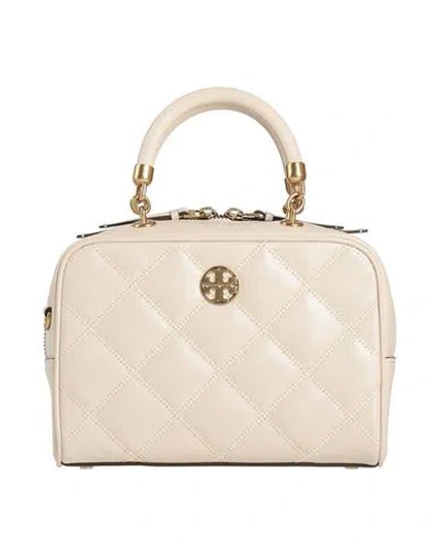 Tory Burch Woman Handbag Beige Size - Leather In Sand