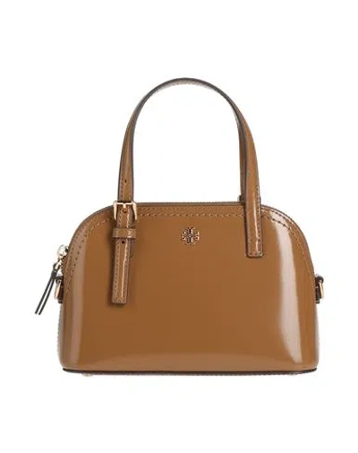 Tory Burch Woman Handbag Brown Size - Leather