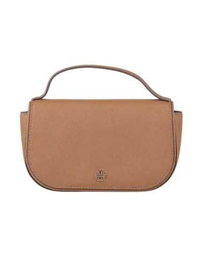 Tory Burch Woman Handbag Brown Size - Textile Fibers