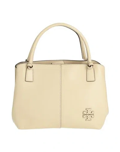 Tory Burch Woman Handbag Cream Size - Textile Fibers In White