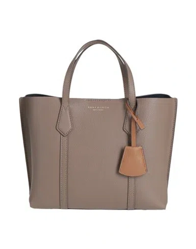 Tory Burch Woman Handbag Khaki Size - Leather In Beige