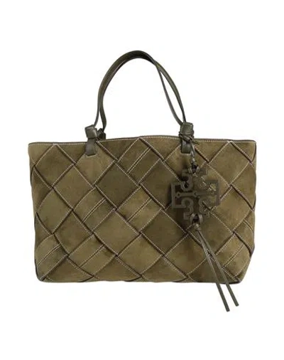 Tory Burch Woman Handbag Military Green Size - Leather