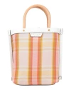 Tory Burch Woman Handbag Orange Size - Textile Fibers, Leather In Orange