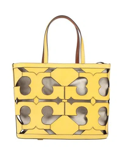 Tory Burch Woman Handbag Yellow Size - Leather