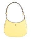 Tory Burch Woman Handbag Yellow Size - Leather