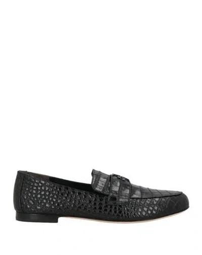 Tory Burch Woman Loafers Black Size 7.5 Leather