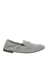 Tory Burch Woman Loafers Slate Blue Size 6.5 Leather