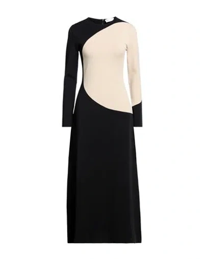 Tory Burch Colorblock Dress In Black