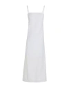 Tory Burch Woman Midi Dress Ivory Size 6 Cotton In White