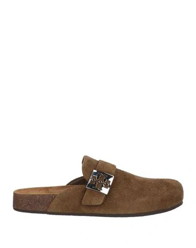 Tory Burch Woman Mules & Clogs Brown Size 6 Leather