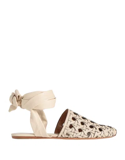 Tory Burch Woman Mules & Clogs Cream Size 5.5 Calfskin In White