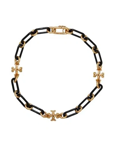 Tory Burch Woman Necklace Black Size - Metal