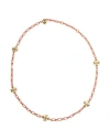 Tory Burch Woman Necklace Coral Size - Metal In Red